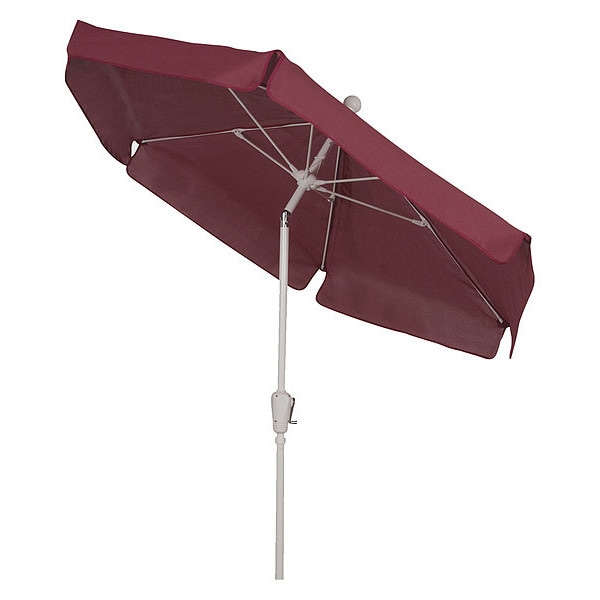 Fiberbuilt Garden Tilt Umbrella Crank, Burgundy, 7.5 ft. - 7GCRW-T-BURGUNDY
