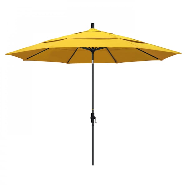 California Umbrella Patio Umbrella, Octagon, 110.5" H, Olefin Fabric, Lemon - 194061015728