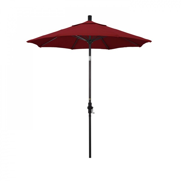 California Umbrella Patio Umbrella, Octagon, 102.5" H, Olefin Fabric, Red - 194061024386