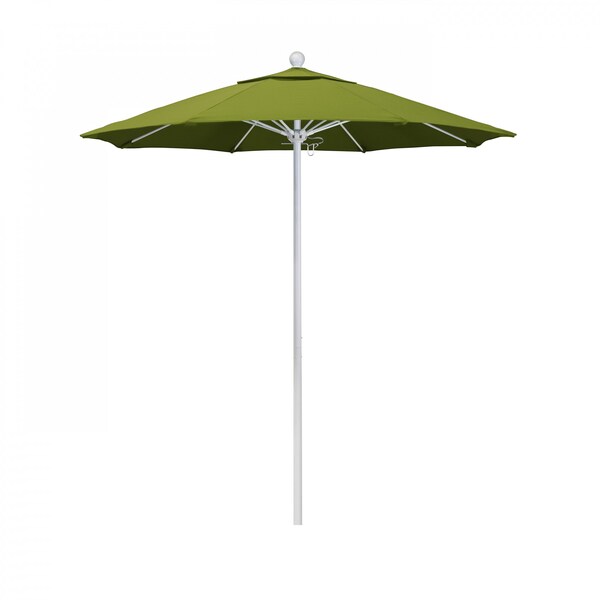 California Umbrella Patio Umbrella, Octagon, 96" H, Olefin Fabric, Kiwi - 194061005019