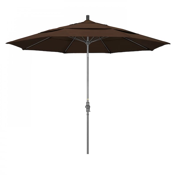 California Umbrella Patio Umbrella, Octagon, 109.5" H, Pacifica Fabric, Mocha - 194061020401