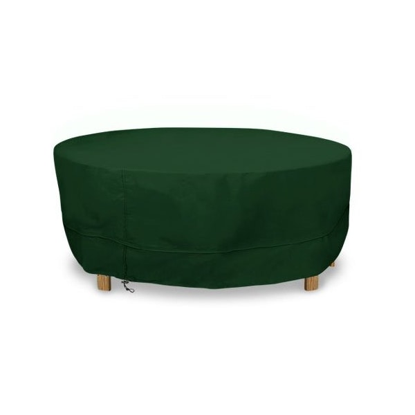 Eevelle Meridian Round Table/Firepit Cover, Navy, 42 in L x 42 in W x 25.5 in H - MDTRDS-NVY