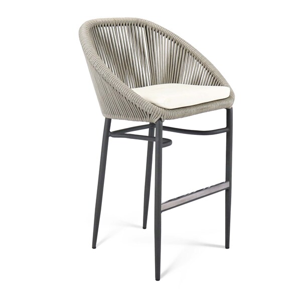 Skyline Design Rodona Barstool with Sunbrella Cushion - 24179-BPR-CUSH