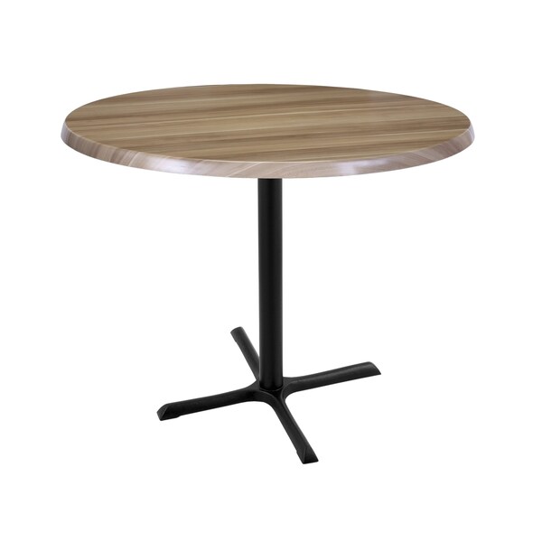 Holland Bar Stool Co 36" Tall In/Outdoor All-Season Table, 36" dia. Natural Top - OD211-3036BWOD36RNAT