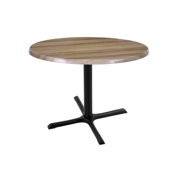 Holland Bar Stool Co 30" Tall In/Outdoor All-Season Table, 30" dia. Natural Top - OD211-3030BWOD30RNAT