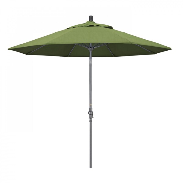 California Umbrella Patio Umbrella, Octagon, 101" H, Sunbrella Fabric, Spectrum Cilantro - 194061024751