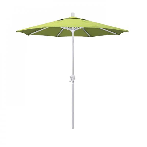 California Umbrella Patio Umbrella, Octagon, 95.5" H, Sunbrella Fabric, Parrot - 194061030318