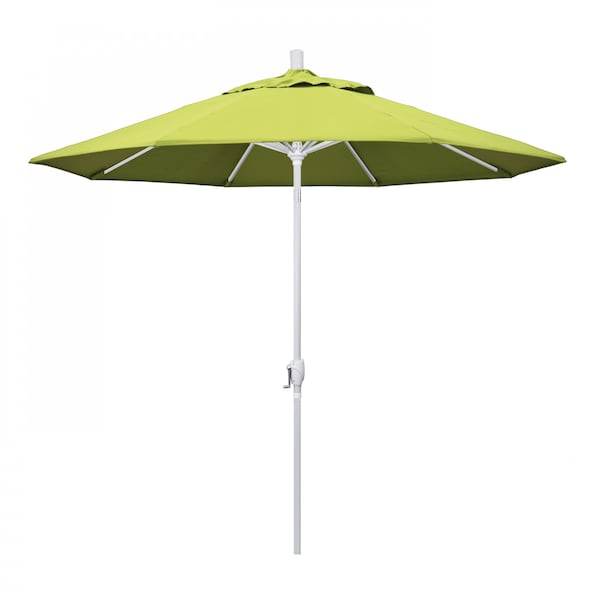 California Umbrella Patio Umbrella, Octagon, 101" H, Sunbrella Fabric, Parrot - 194061033838
