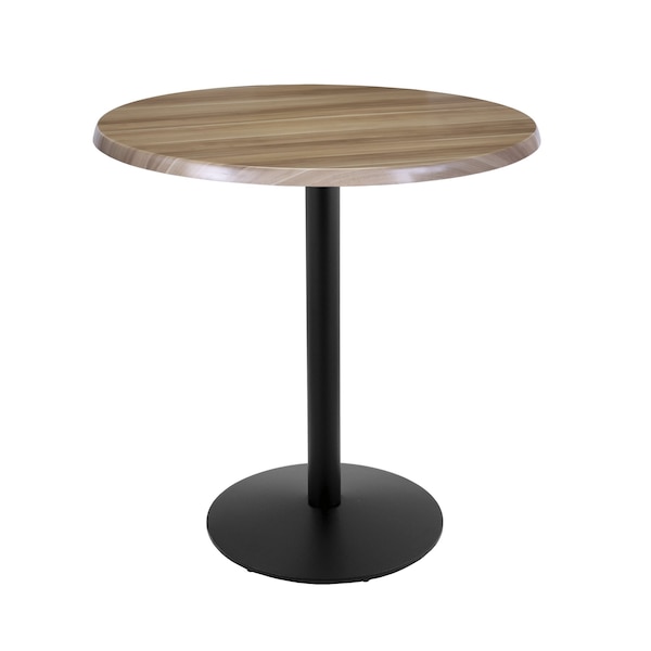 Holland Bar Stool Co 42" Tall In/Outdoor All-Season Table, 36" dia. Natural Top - OD214-2242BWOD36RNAT