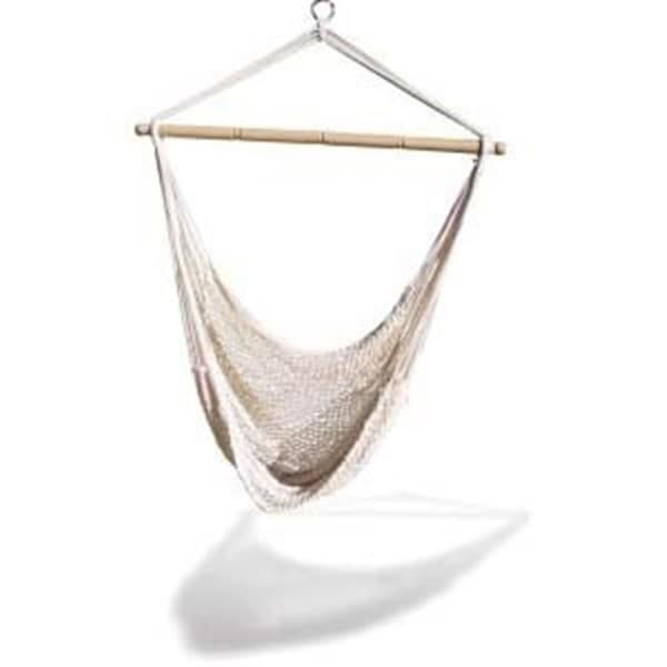 Kings Pond KingsPond  10051-KP Hammaka Hammocks White Hanging Net Chair - 10051-KP