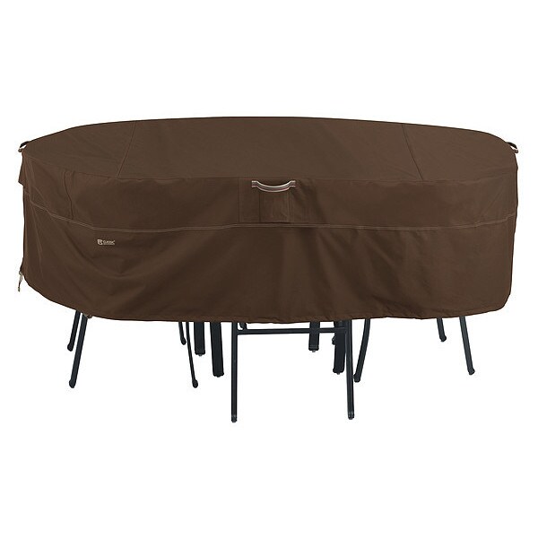 Classic Accessories Madrona RainProof Rectangle/Oval Patio Table/Chair Set Cover, 88"W - 55-718-036601-RT