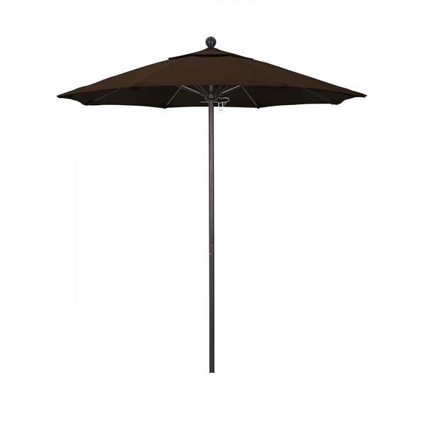 California Umbrella Patio Umbrella, Octagon, 96" H, Pacifica Fabric, Mocha - 194061004357