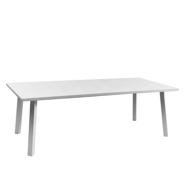 Panama Jack Outdoor Panama Jack Mykonos 9-Piece Rectangular Dining - PJO-2401-WHT-9DA-GL