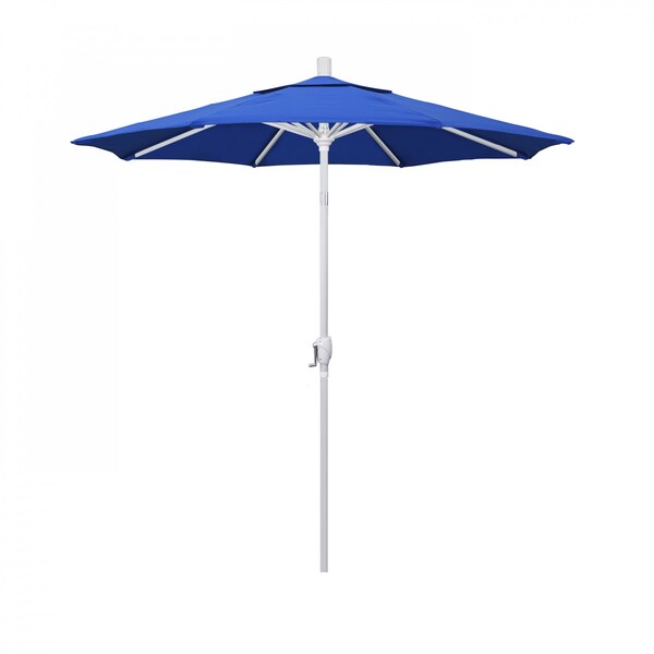 California Umbrella Patio Umbrella, Octagon, 95.5" H, Olefin Fabric, Royal Blue - 194061030660