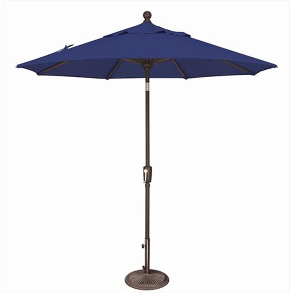 Simplyshade SimplyShade 7.5 ft. Octagon Push Button Tilt Market Umbrella  Sky Blue - SSUM92-7500-D2406