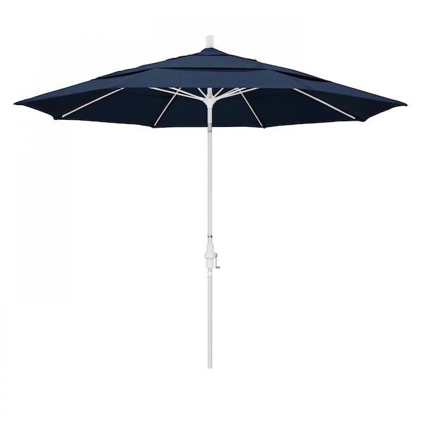California Umbrella Patio Umbrella, Octagon, 109.5" H, Sunbrella Fabric, Spectrum Indigo - 194061021378