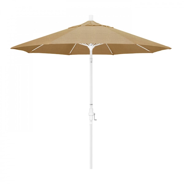 California Umbrella Patio Umbrella, Octagon, 101" H, Sunbrella Fabric, Linen Sesame - 194061027011