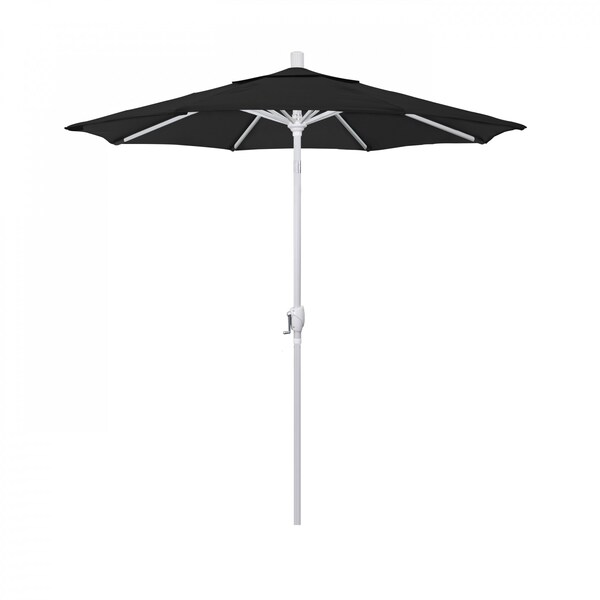 California Umbrella Patio Umbrella, Octagon, 95.5" H, Sunbrella Fabric, Black - 194061030349