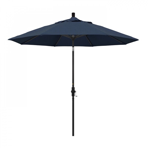 California Umbrella Patio Umbrella, Octagon, 102.38" H, Sunbrella Fabric, Spectrum Indigo - 194061018798