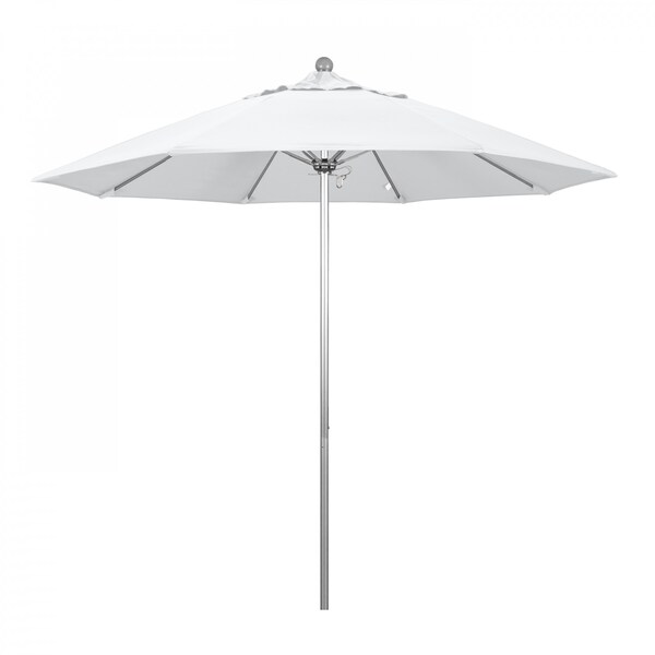 California Umbrella Patio Umbrella, Octagon, 103" H, Sunbrella Fabric, Natural - 194061005408