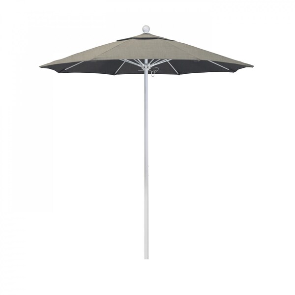 California Umbrella Patio Umbrella, Octagon, 96" H, Sunbrella Fabric, Spectrum Dove - 194061004470