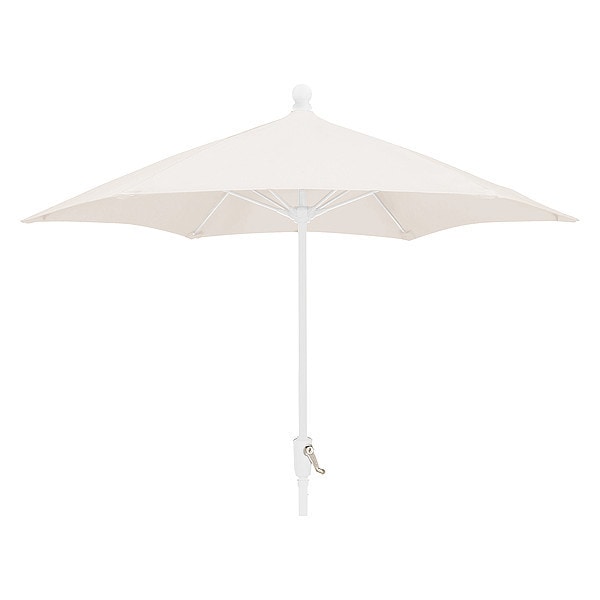Fiberbuilt Patio Umbrella Crank White, Natural, 7.5 ft. - 7HCRW-NATURAL