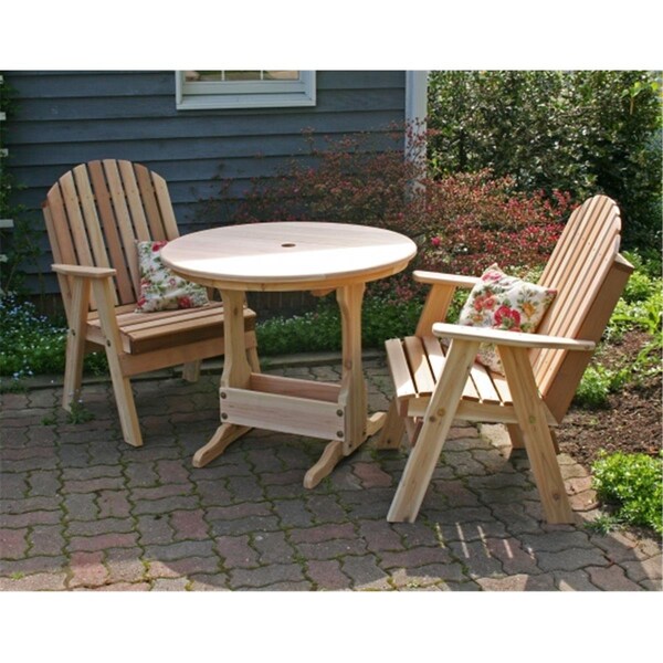 Propation Cedar Fanback Bistro Set - PR1526115