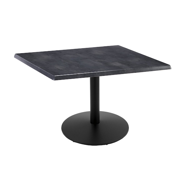 Holland Bar Stool Co 30" Tall In/Outdoor All-Season Table, 36" x 36" Square Black Steel Top - OD214-2230BWOD36SQBLKSTL
