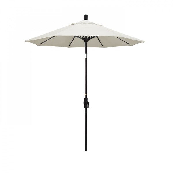 California Umbrella Patio Umbrella, Octagon, 102.5" H, Olefin Fabric, White - 194061024355