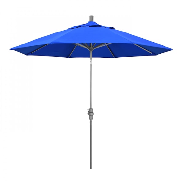 California Umbrella Patio Umbrella, Octagon, 102.38" H, Sunbrella Fabric, Pacific Blue - 194061016121