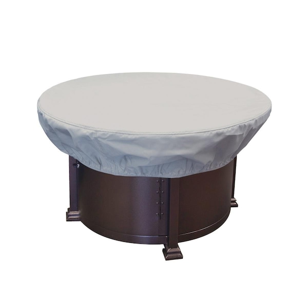 Escenario 43 in. dia. x 12 in. Protective Color Round Fire Pits & Table Ottoman - ES2650473