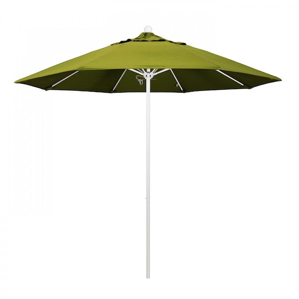 California Umbrella Patio Umbrella, Octagon, 103" H, Olefin Fabric, Kiwi - 194061007693