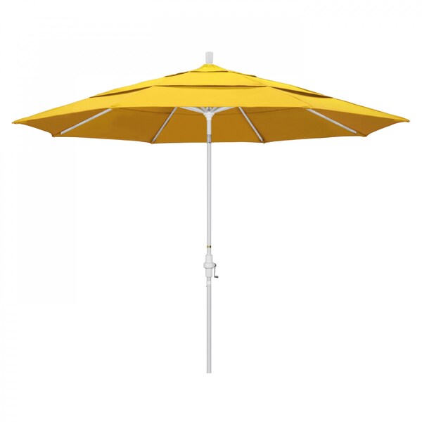 California Umbrella Patio Umbrella, Octagon, 110.5" H, Olefin Fabric, Lemon - 194061014882