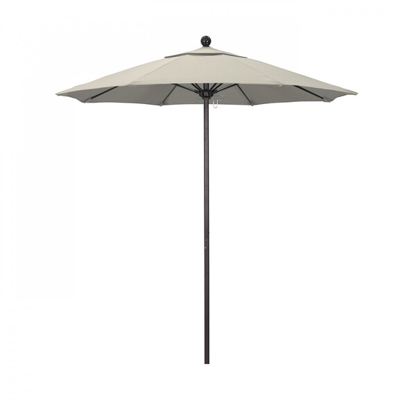 California Umbrella Patio Umbrella, Octagon, 96" H, Olefin Fabric, Beige - 194061004104