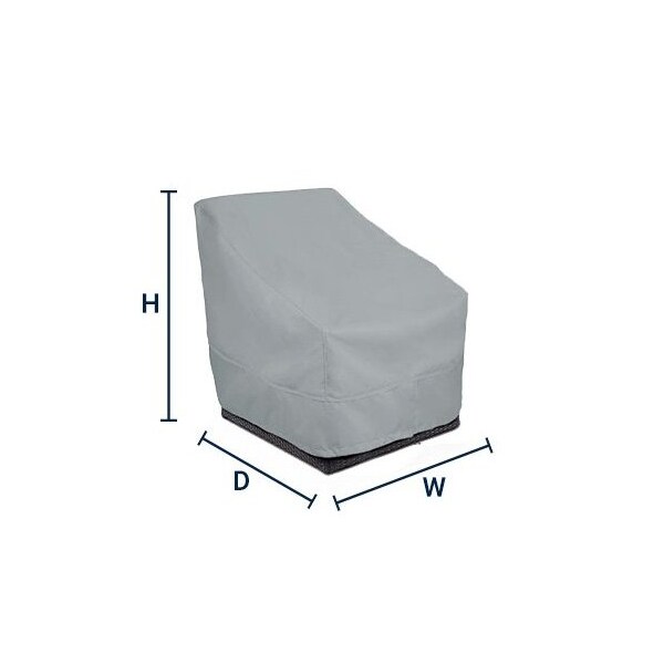 Eevelle MERIDIAN Series, Sectional Armless Chair Cover - Silver, 38L x 34W x 35H - MDSACL-SLR