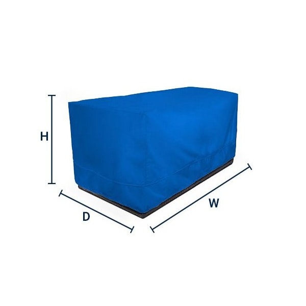 Eevelle Meridian Modular Sectional Club Chair Cover, Royal Blue, 38 in L x 84 in W x 35 in H - MDSSL-RYL