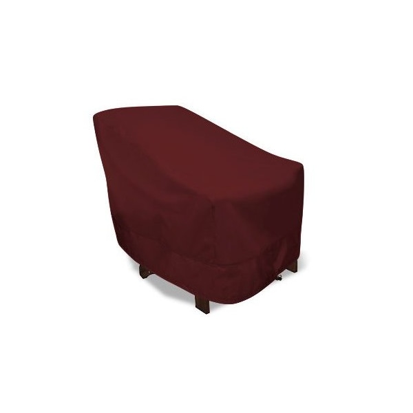 Eevelle MERIDIAN Series, Patio Arm Chair  - Burgundy, 38L x 35W x 36H - MDCHRARM_38W_36D_35H-BRG