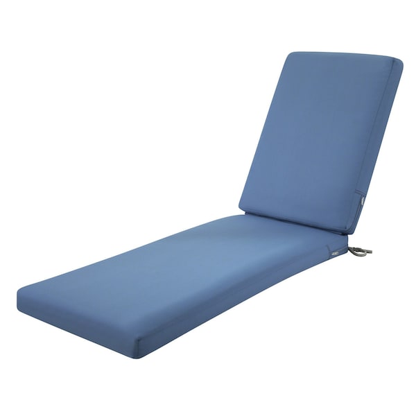 Classic Accessories Ravenna Chaise Cushion, Empire Blue, 72"x21"x3" - 62-001-EMBLUE-EC