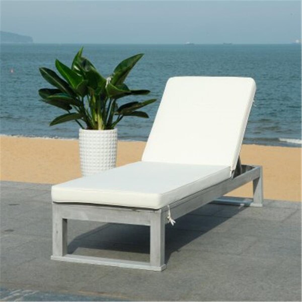 Safavieh Solano Sunlounger Grey & White - PAT7024E