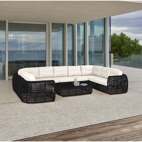Skyline Design Dynasty Corner with Sunbrella Cushion - 22389-BMNP-CUSH