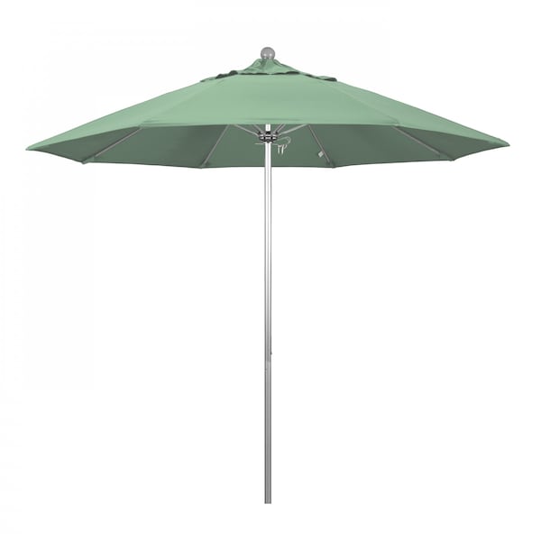 California Umbrella Patio Umbrella, Octagon, 103" H, Pacifica Fabric, Spa - 194061006061