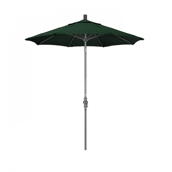 California Umbrella Patio Umbrella, Octagon, 102.5" H, Olefin Fabric, Hunter Green - 194061023501