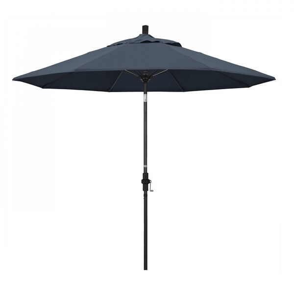California Umbrella Patio Umbrella, Octagon, 101" H, Pacifica Fabric, Sapphire - 194061028292