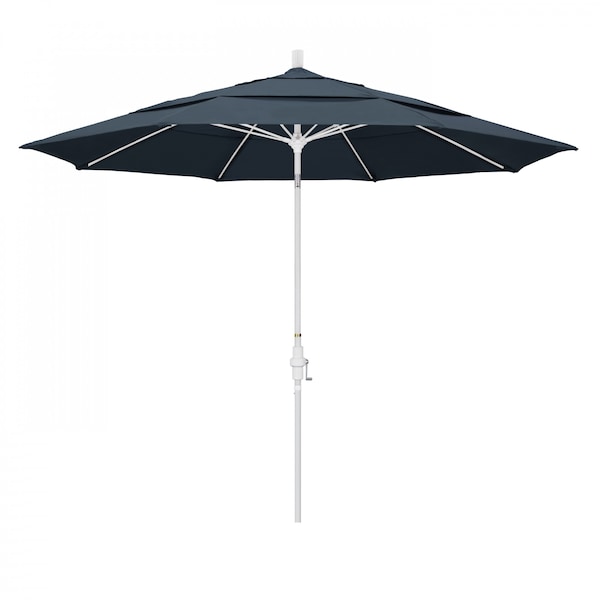 California Umbrella Patio Umbrella, Octagon, 109.5" H, Pacifica Fabric, Sapphire - 194061022139