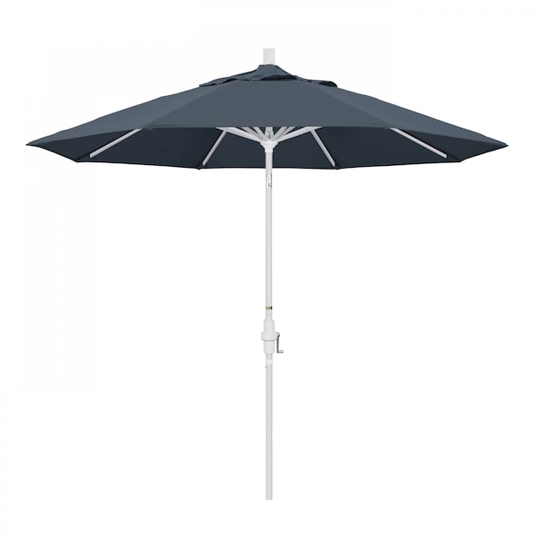 California Umbrella Patio Umbrella, Octagon, 102.38" H, Pacifica Fabric, Sapphire - 194061018712