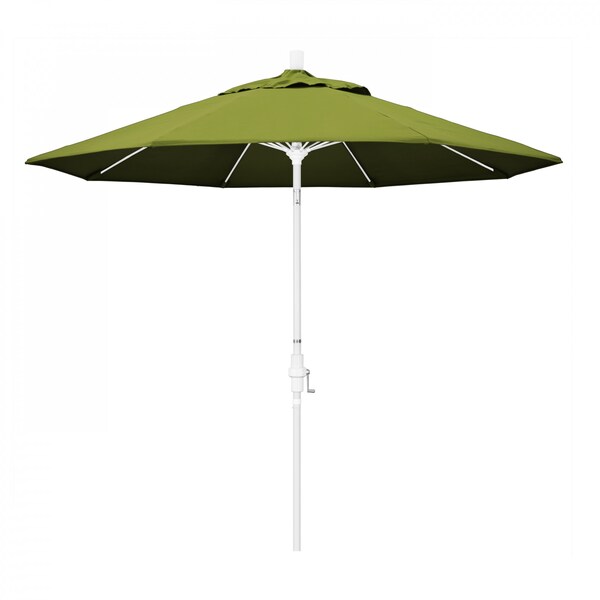 California Umbrella Patio Umbrella, Octagon, 101" H, Olefin Fabric, Kiwi - 194061027127