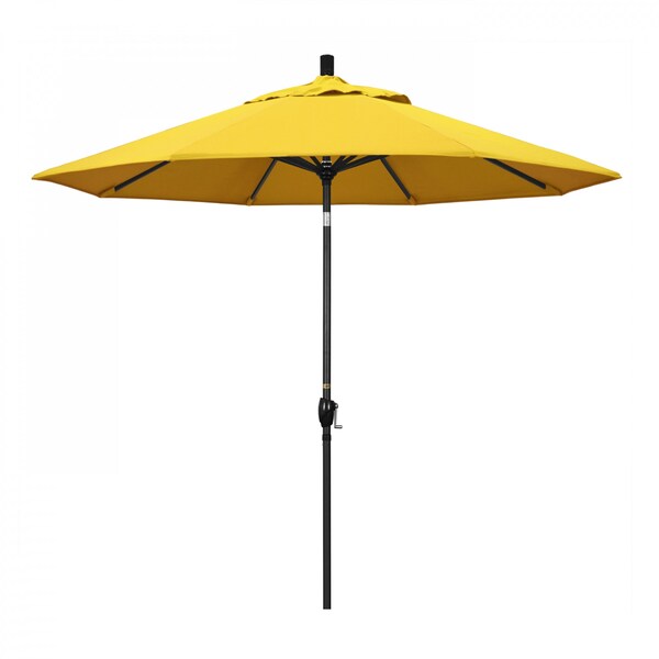 California Umbrella Patio Umbrella, Octagon, 101" H, Olefin Fabric, Lemon - 194061035160