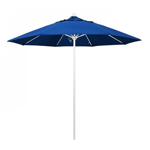 California Umbrella Patio Umbrella, Octagon, 103" H, Pacifica Fabric, Pacific Blue - 194061007815
