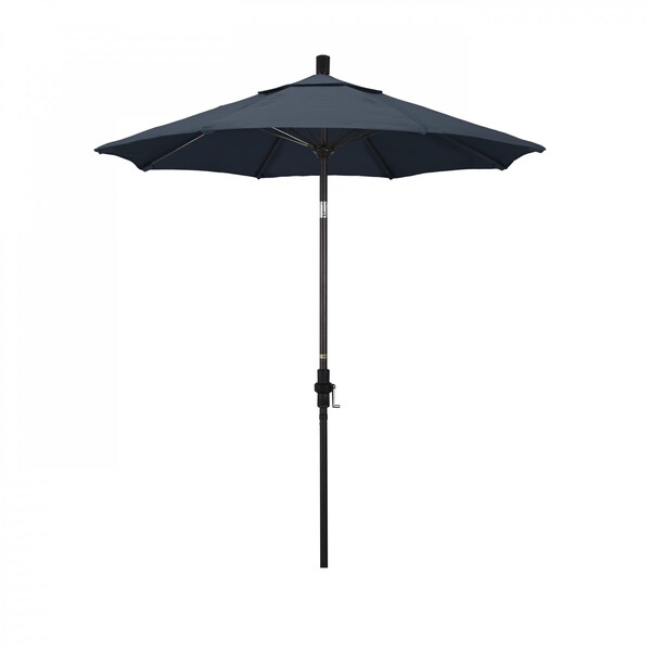 California Umbrella Patio Umbrella, Octagon, 102.5" H, Pacifica Fabric, Sapphire - 194061024690
