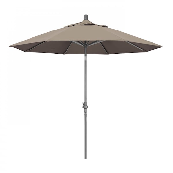 California Umbrella Patio Umbrella, Octagon, 102.38" H, Sunbrella Fabric, Taupe - 194061016367